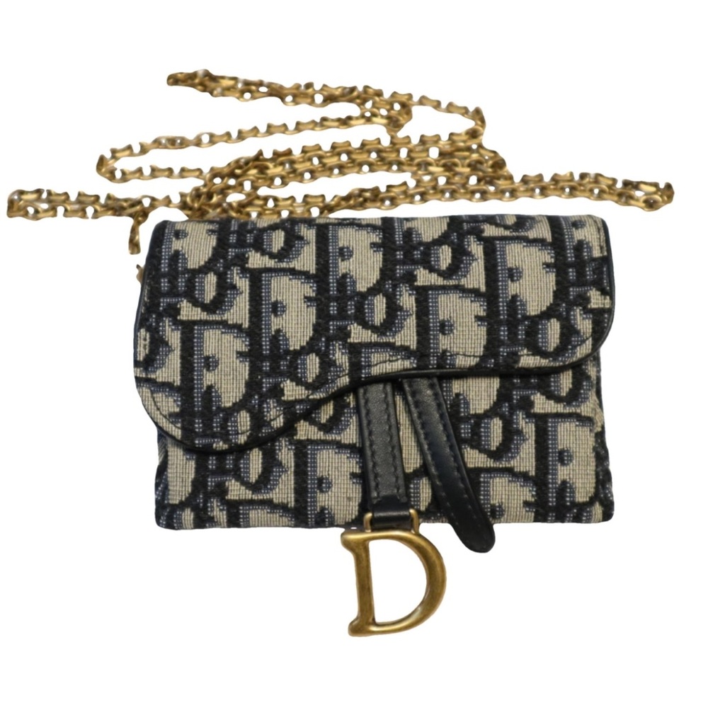 Christian Dior Diorissimo Saddle flap card holder
